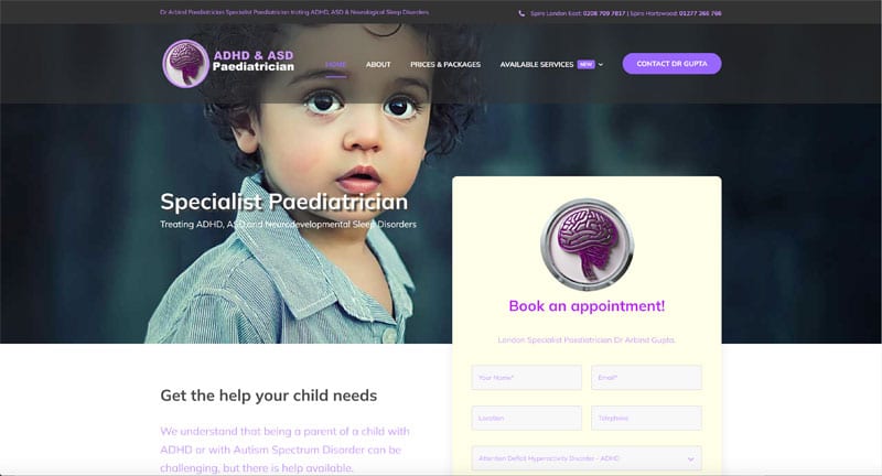 Websites for Specialists Doctors & Private Clinics