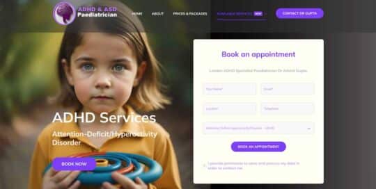 Surgeons, Doctors & Paediatricians Websites by Website Designers Near Me