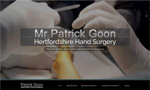 Websites for Specialist Surgeons & Plastic Surgery