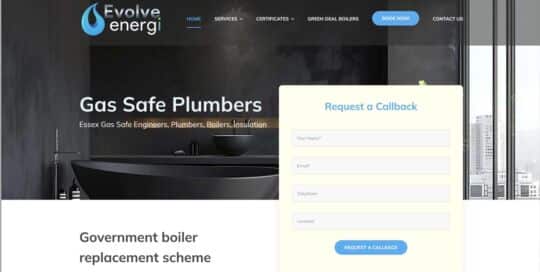 Plumbers, Builders & Construction Websites by Web Designers Near Me